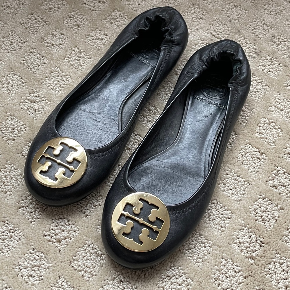 Tory Burch Minnie Travel Ballet Flat, Leather